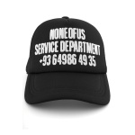 NOFS BLACK TRUCKER CAP