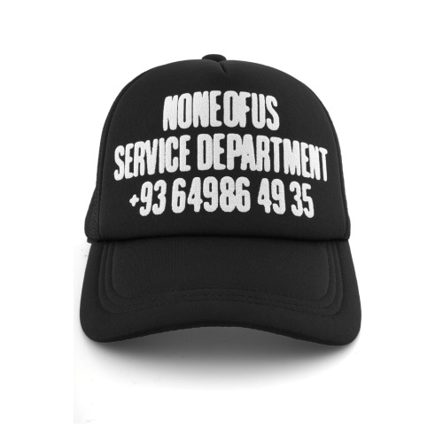 NOFS BLACK TRUCKER CAP