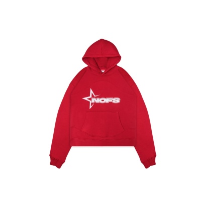 WHINE RED NOFS HOODIE