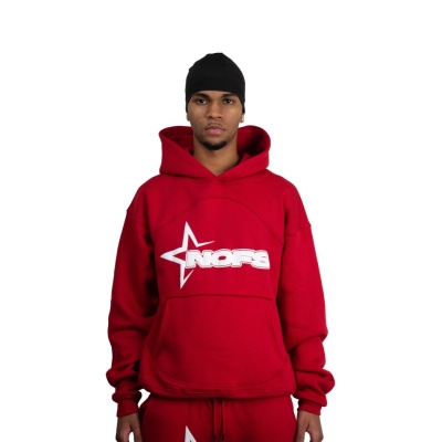 WHINE RED NOFS HOODIE